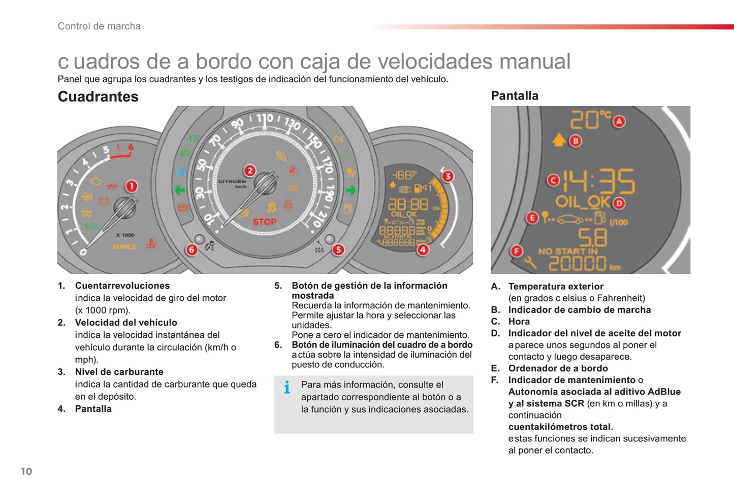 2015-2016 Citroën C3 Owner's Manual | Spanish