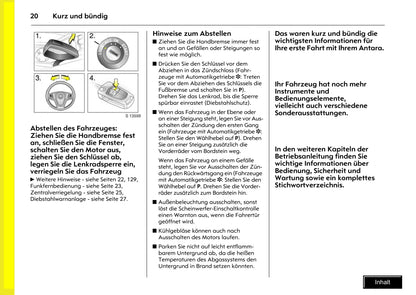 2008-2009 Opel Antara Bedienungsanleitung | Deutsch