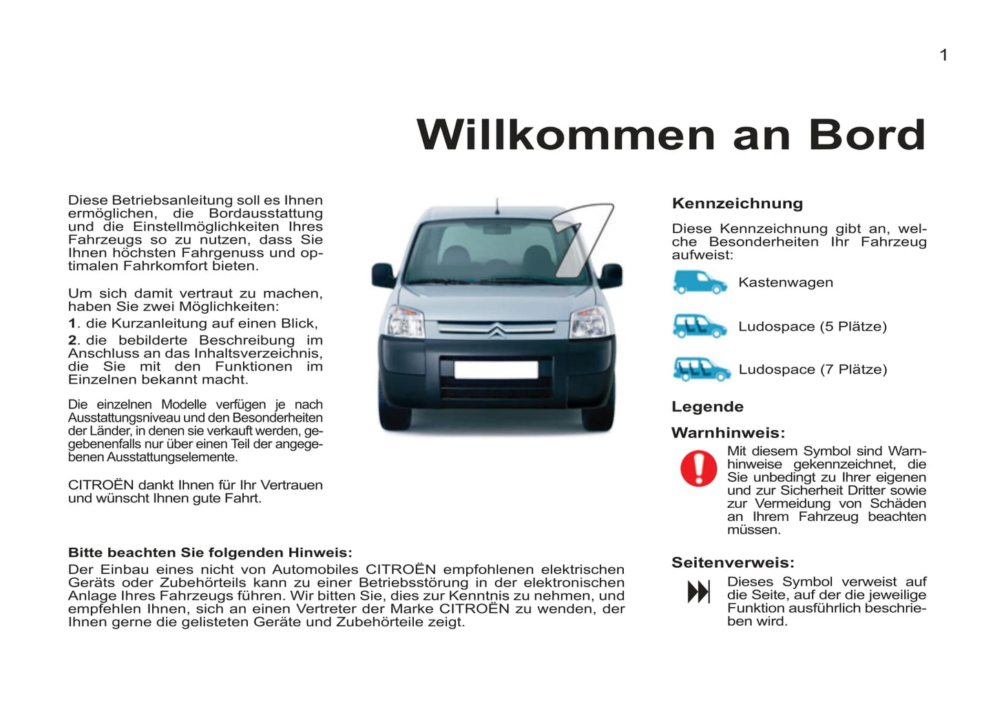 2011-2012 Citroën Berlingo First Gebruikershandleiding | Duits