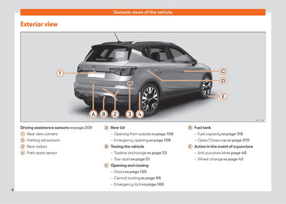 2021-2023 Seat Arona Manuel du propriétaire | Anglais