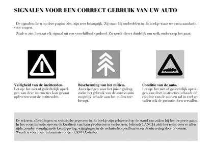 2002-2008 Lancia Thesis Bedienungsanleitung | Niederländisch