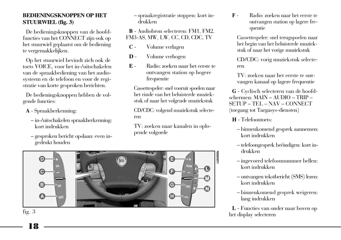 2002-2008 Lancia Thesis Bedienungsanleitung | Niederländisch