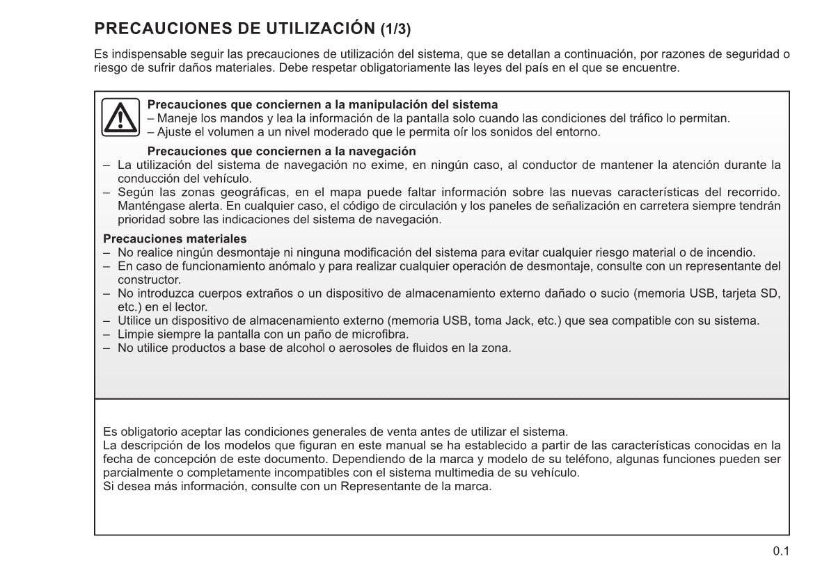 Renault Easy Connect - Sistemas Multimedia Instrucciones 2021 - 2023