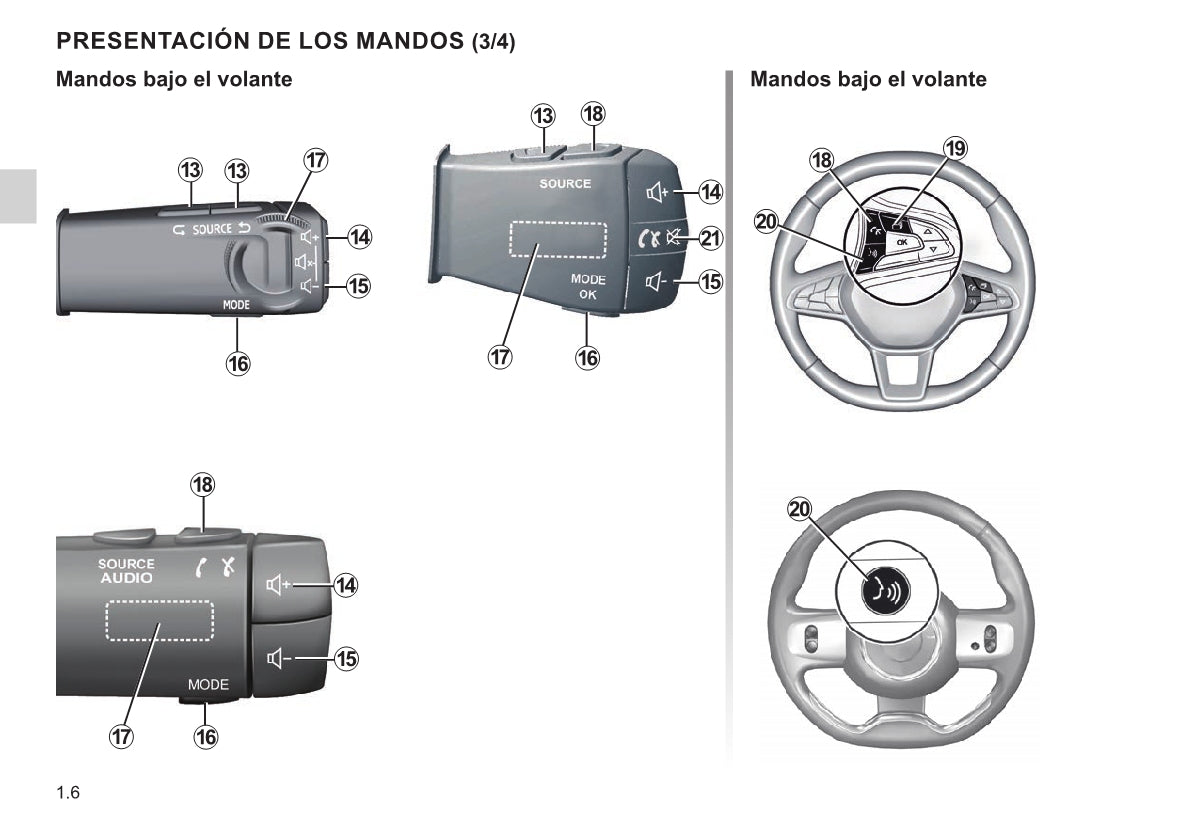 Renault Easy Connect - Sistemas Multimedia Instrucciones 2021 - 2023