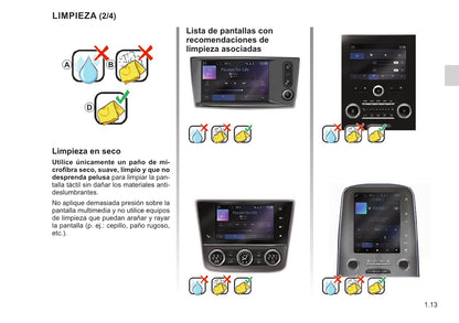 Renault Easy Connect - Sistemas Multimedia Instrucciones 2021 - 2023