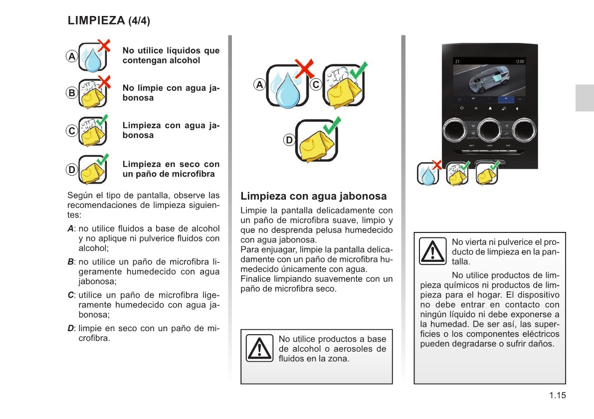 Renault Easy Connect - Sistemas Multimedia Instrucciones 2021 - 2023