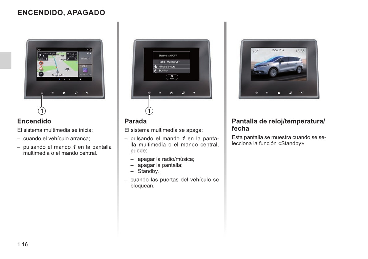 Renault Easy Connect - Sistemas Multimedia Instrucciones 2021 - 2023