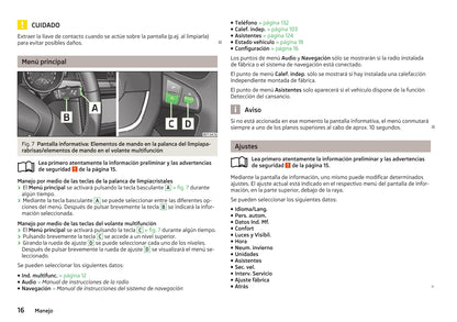 2012-2013 Skoda Superb Owner's Manual | Spanish