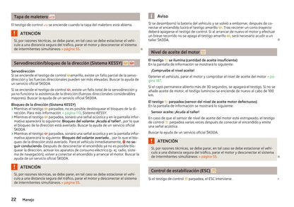 2012-2013 Skoda Superb Owner's Manual | Spanish