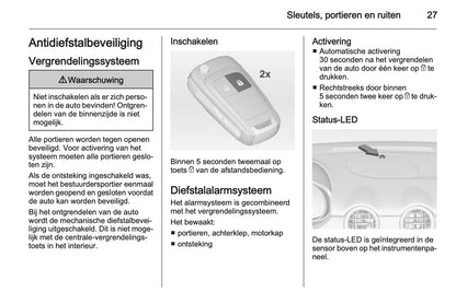 2015 Opel Adam Gebruikershandleiding | Nederlands