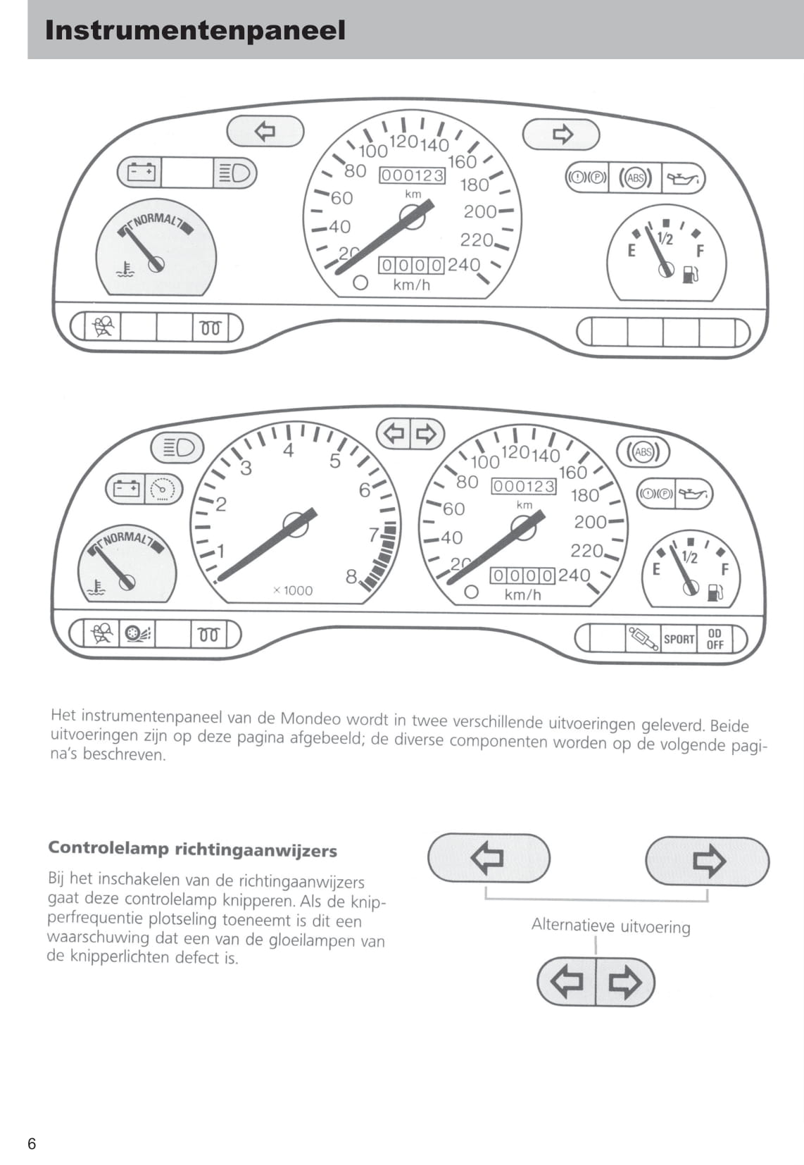 1996-1999 Ford Mondeo Bedienungsanleitung | Niederländisch