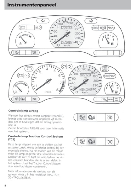 1996-1999 Ford Mondeo Bedienungsanleitung | Niederländisch