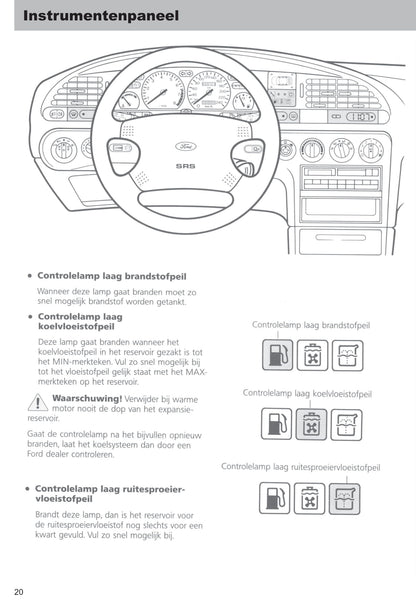 1996-1999 Ford Mondeo Bedienungsanleitung | Niederländisch