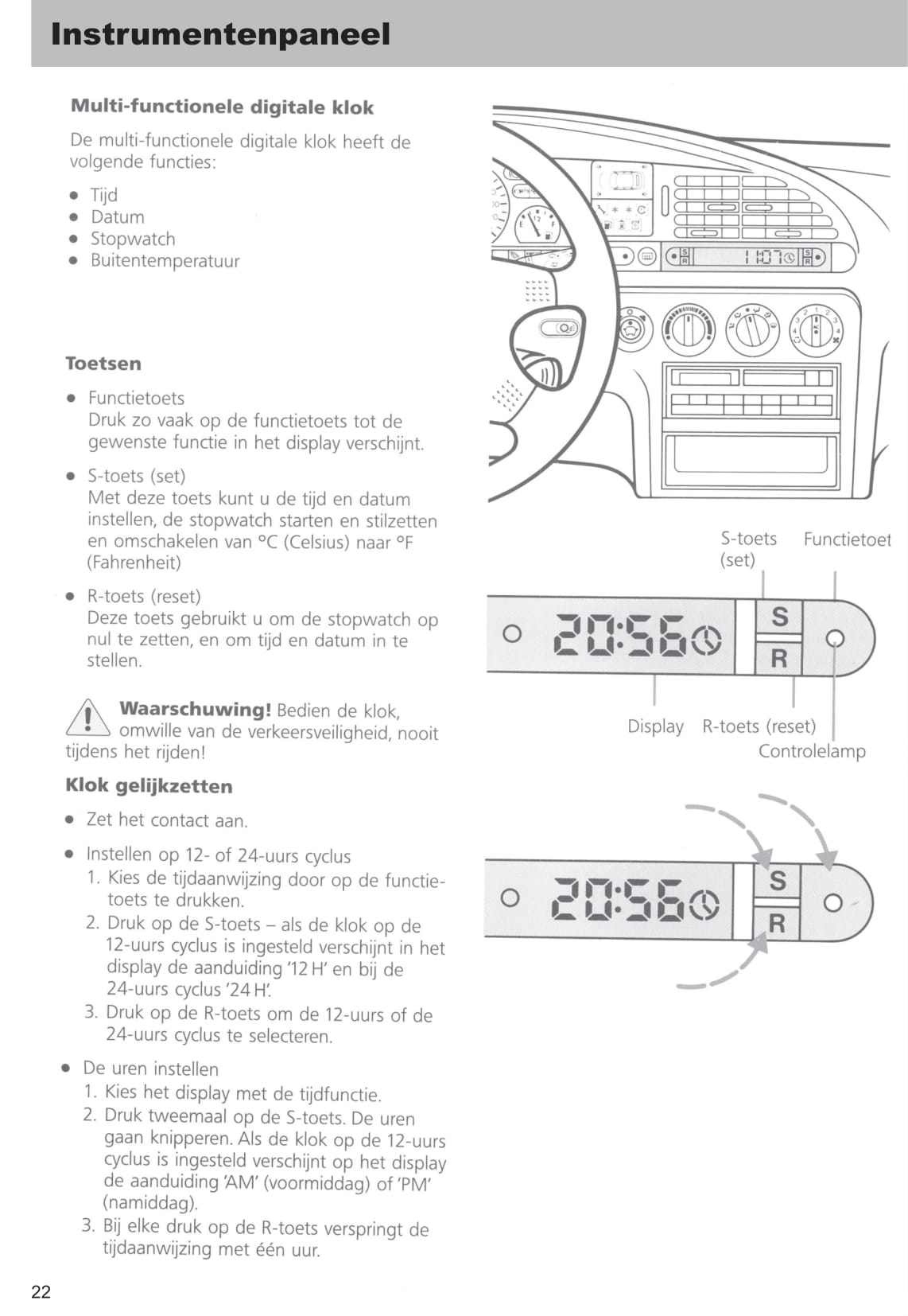 1996-1999 Ford Mondeo Bedienungsanleitung | Niederländisch