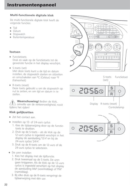 1996-1999 Ford Mondeo Bedienungsanleitung | Niederländisch