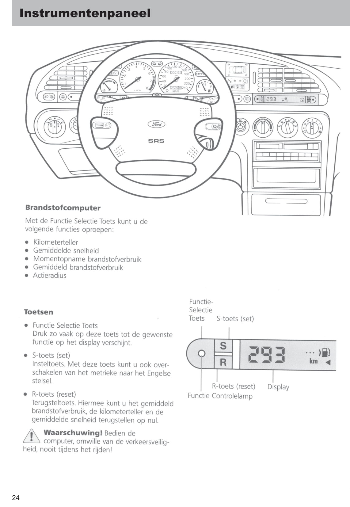 1996-1999 Ford Mondeo Bedienungsanleitung | Niederländisch