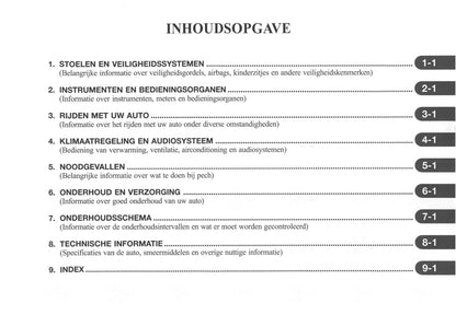 2002-2007 Daewoo Kalos Bedienungsanleitung | Niederländisch