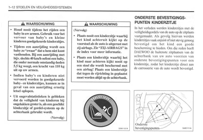 2002-2007 Daewoo Kalos Bedienungsanleitung | Niederländisch