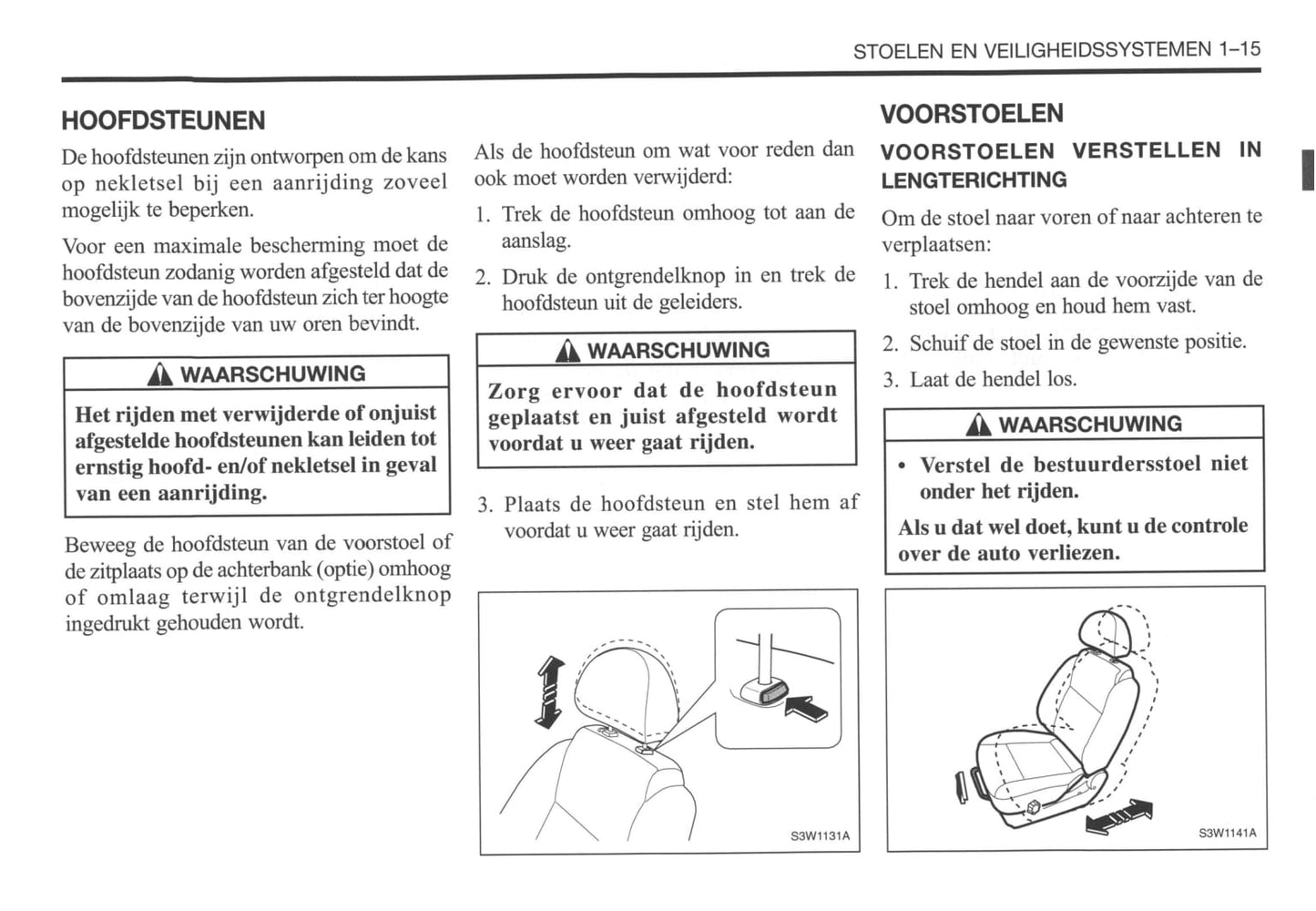 2002-2007 Daewoo Kalos Bedienungsanleitung | Niederländisch