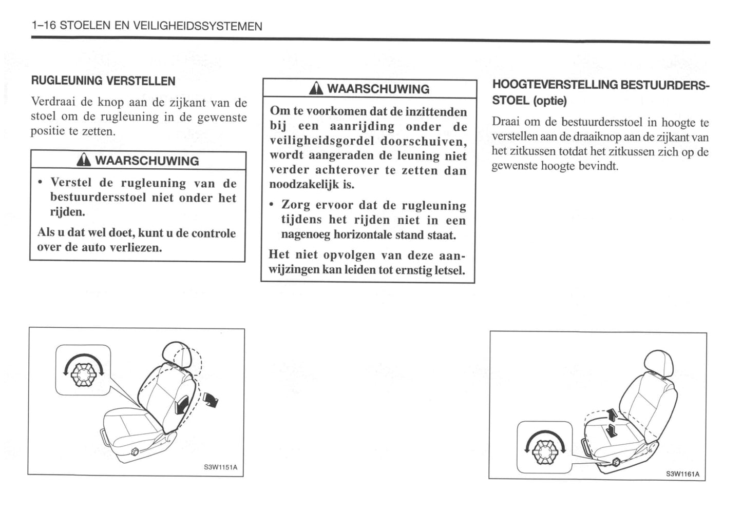 2002-2007 Daewoo Kalos Bedienungsanleitung | Niederländisch