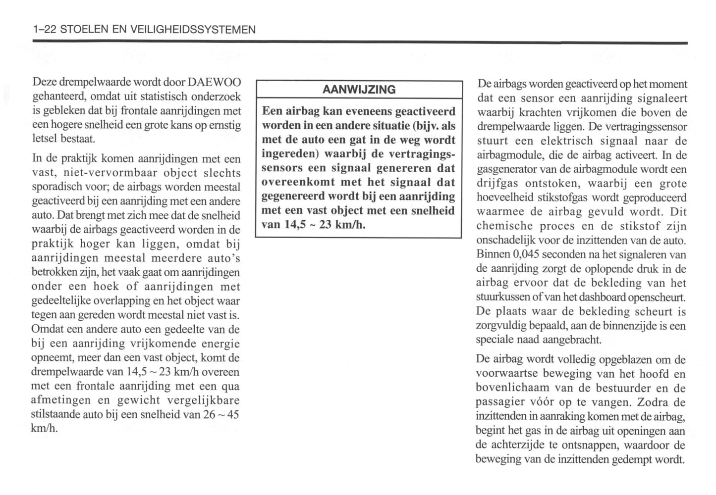 2002-2007 Daewoo Kalos Bedienungsanleitung | Niederländisch