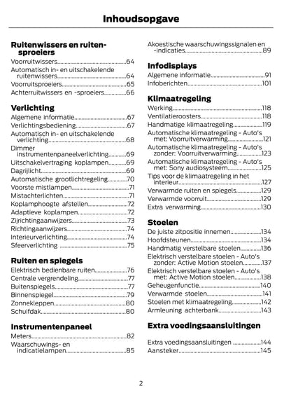 2014-2015 Ford Mondeo Gebruikershandleiding | Nederlands