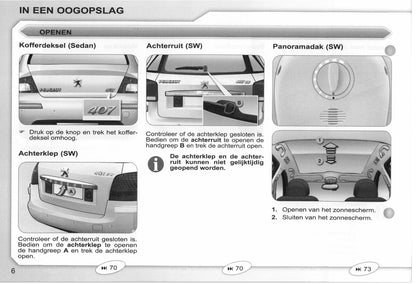 2008-2009 Peugeot 407/407 SW Manuel du propriétaire | Néerlandais