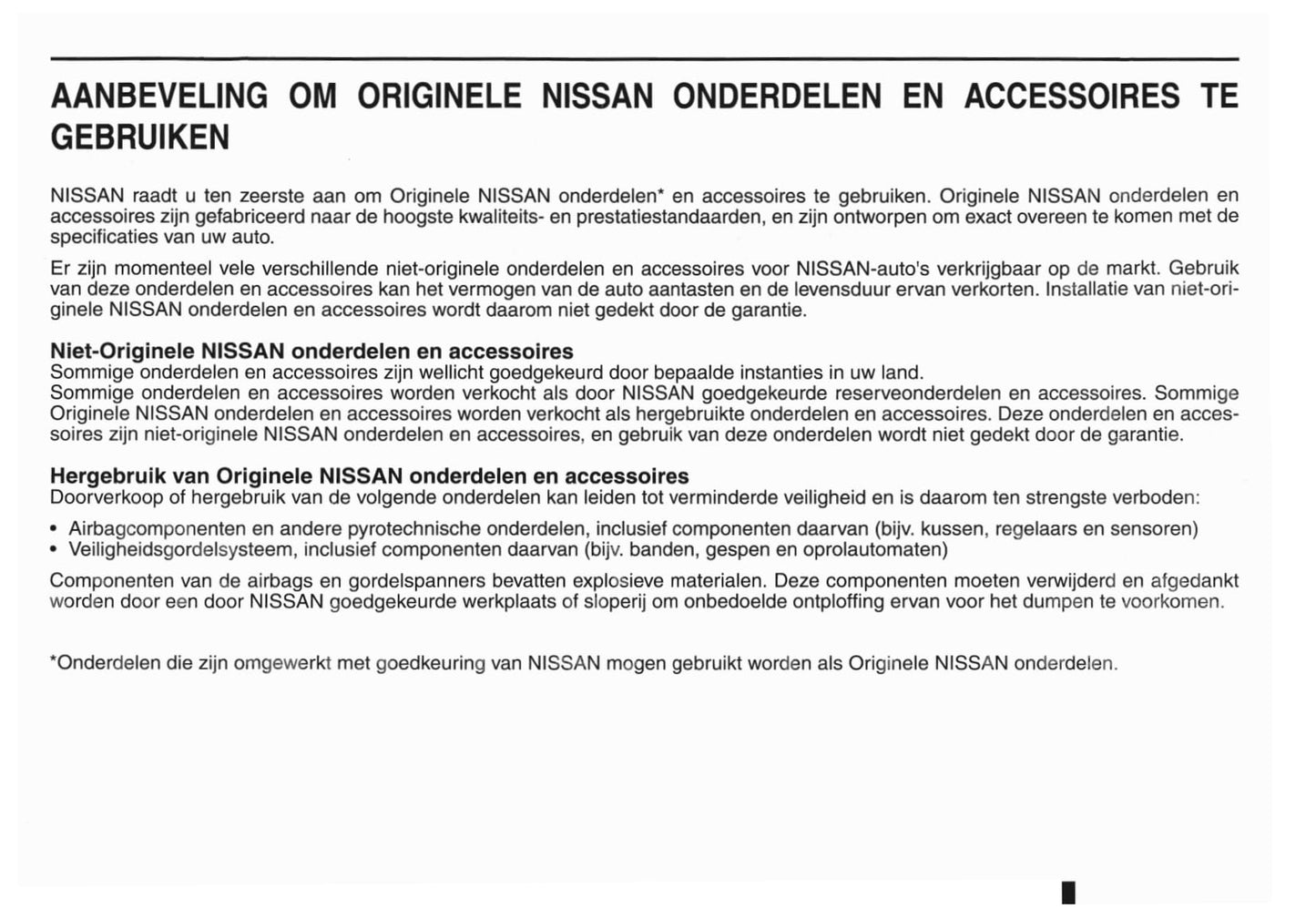 2012 Nissan Pixo Gebruikershandleiding | Nederlands