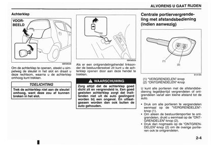 2012 Nissan Pixo Gebruikershandleiding | Nederlands