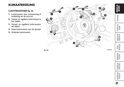 2008-2016 Abarth 500 Manuel du propriétaire | Néerlandais