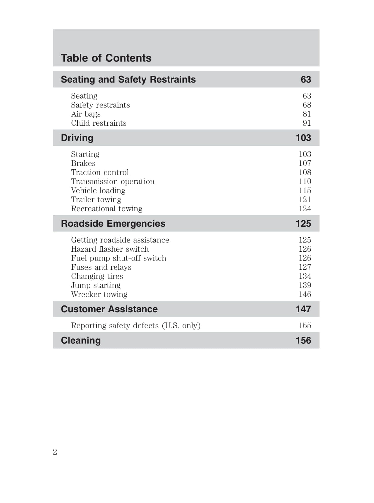 2004-2008 Ford Focus Owner's Manual | English