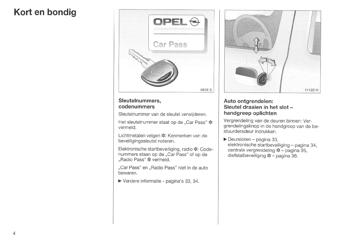 2003-2007 Opel Agila Owner's Manual | Dutch