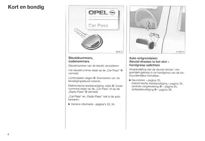 2003-2007 Opel Agila Owner's Manual | Dutch