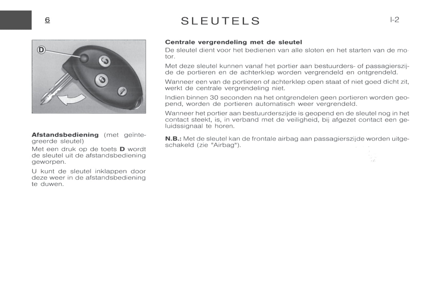 2000-2002 Citroën Xsara Bedienungsanleitung | Niederländisch