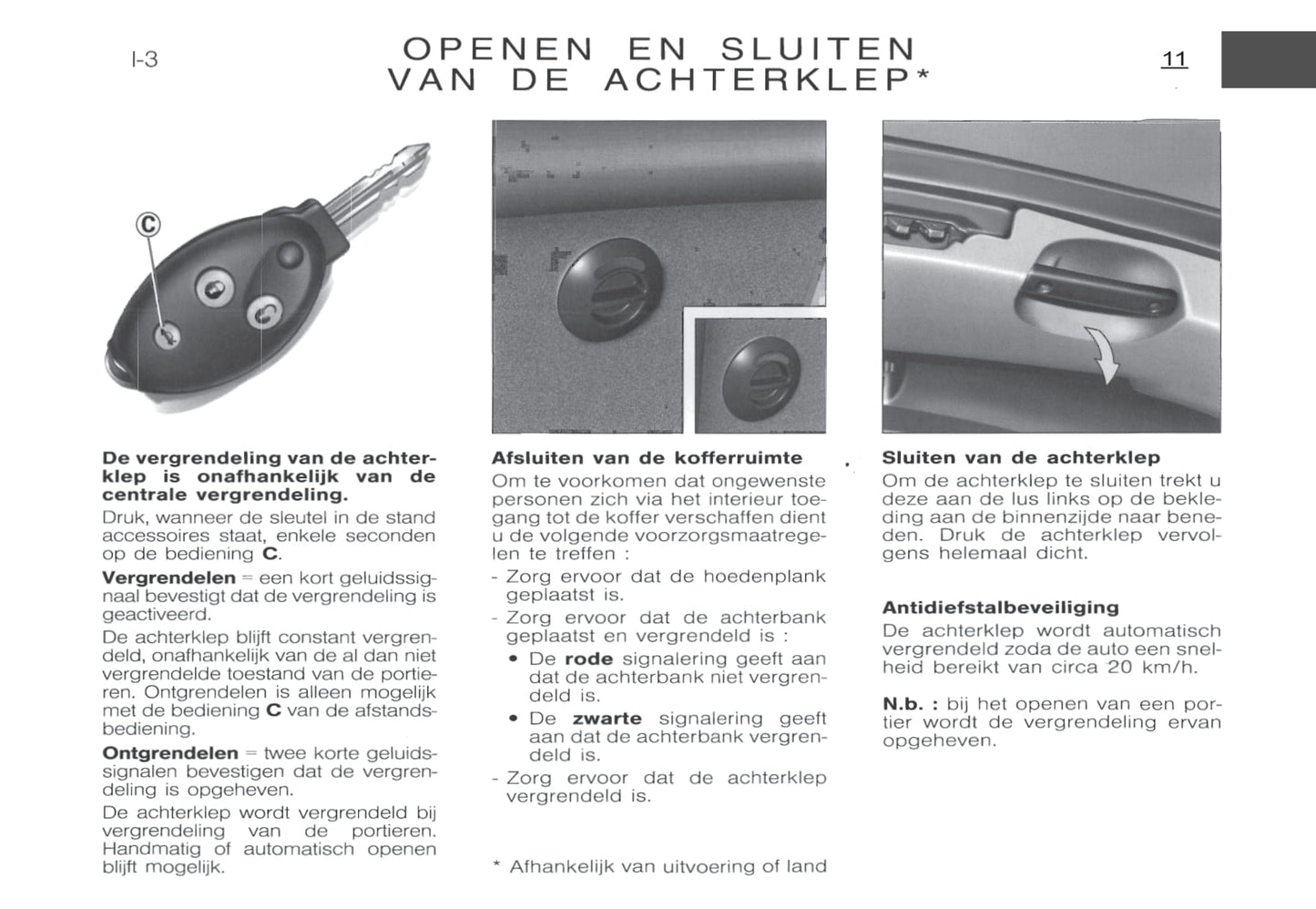 2000-2002 Citroën Xsara Bedienungsanleitung | Niederländisch