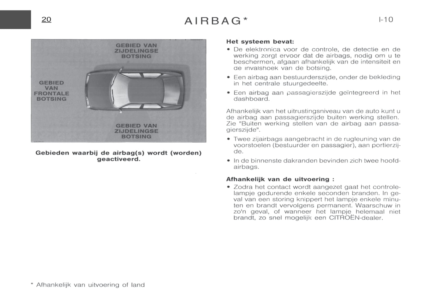 2000-2002 Citroën Xsara Bedienungsanleitung | Niederländisch