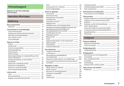 2012-2013 Skoda Superb Owner's Manual | Dutch