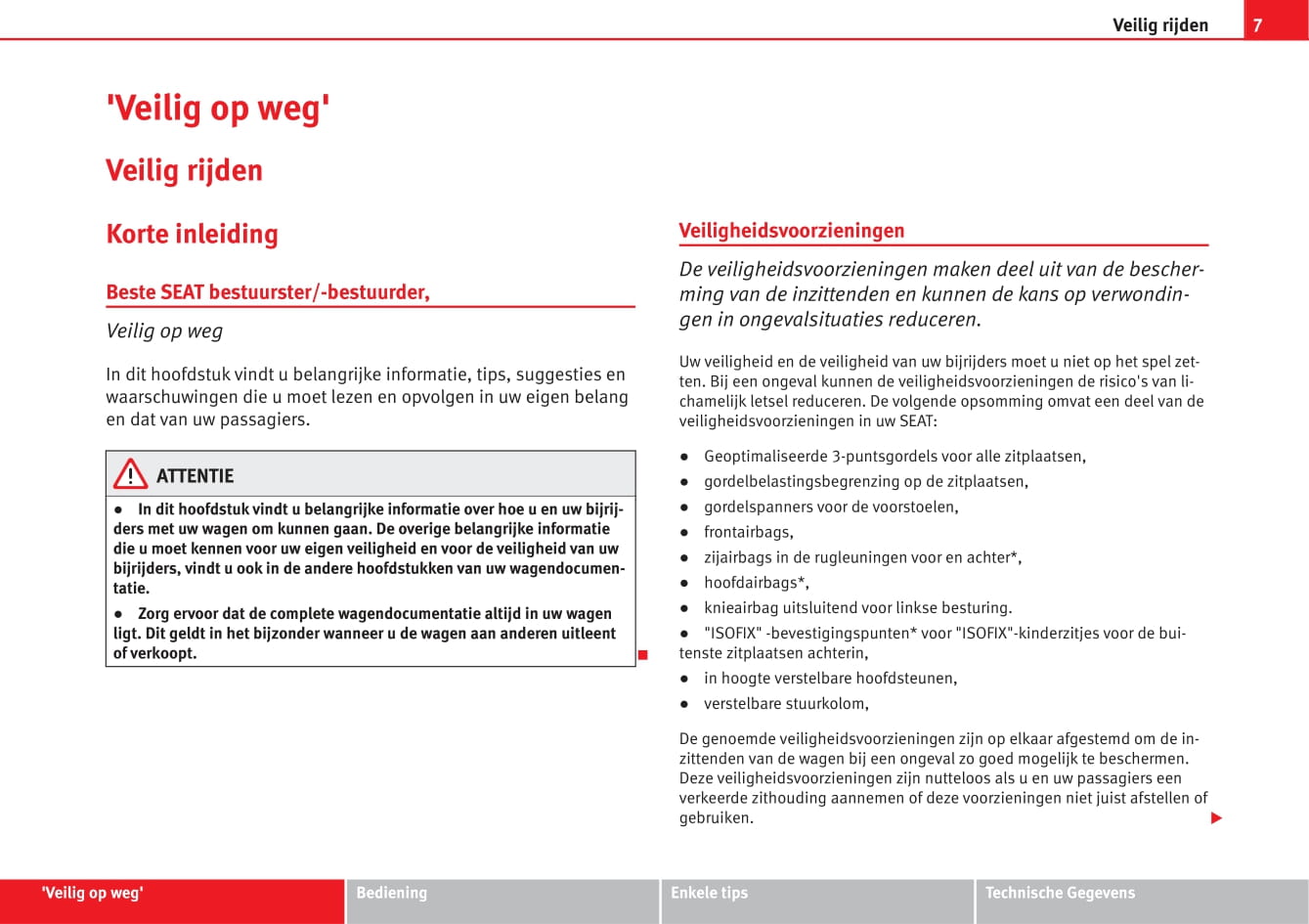 2009-2012 Seat Exeo Bedienungsanleitung | Niederländisch