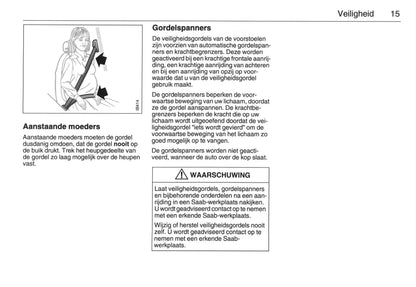 2005-2009 Saab 9-5 Bedienungsanleitung | Niederländisch