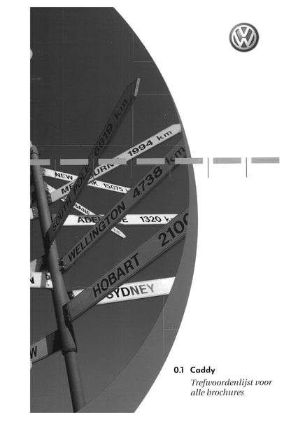 2004-2010 Volkswagen Caddy Manuel du propriétaire | Néerlandais