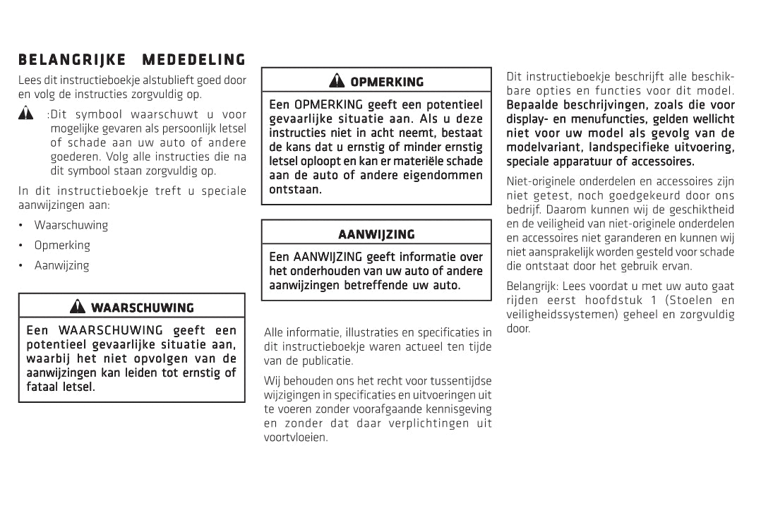 2011-2014 Chevrolet Captiva Gebruikershandleiding | Nederlands