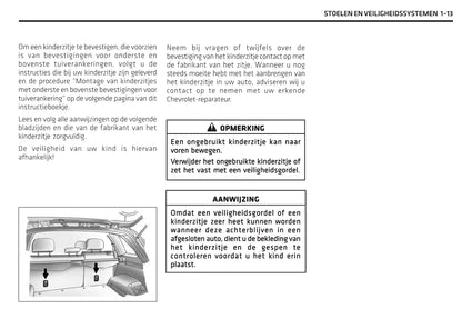 2011-2014 Chevrolet Captiva Gebruikershandleiding | Nederlands