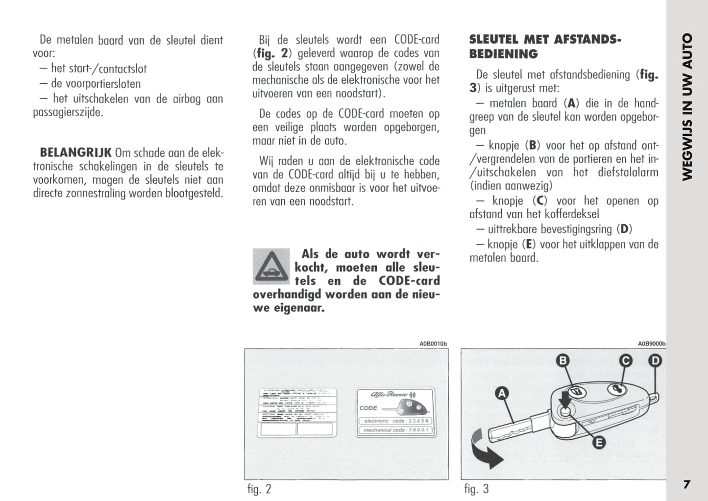 2003-2005 Alfa Romeo 156 Bedienungsanleitung | Niederländisch