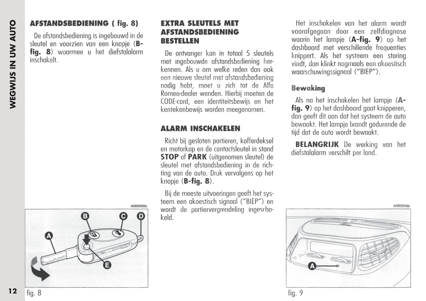 2003-2005 Alfa Romeo 156 Bedienungsanleitung | Niederländisch