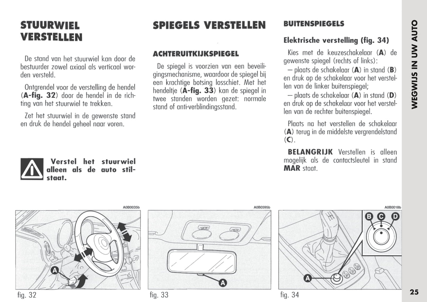 2003-2005 Alfa Romeo 156 Bedienungsanleitung | Niederländisch