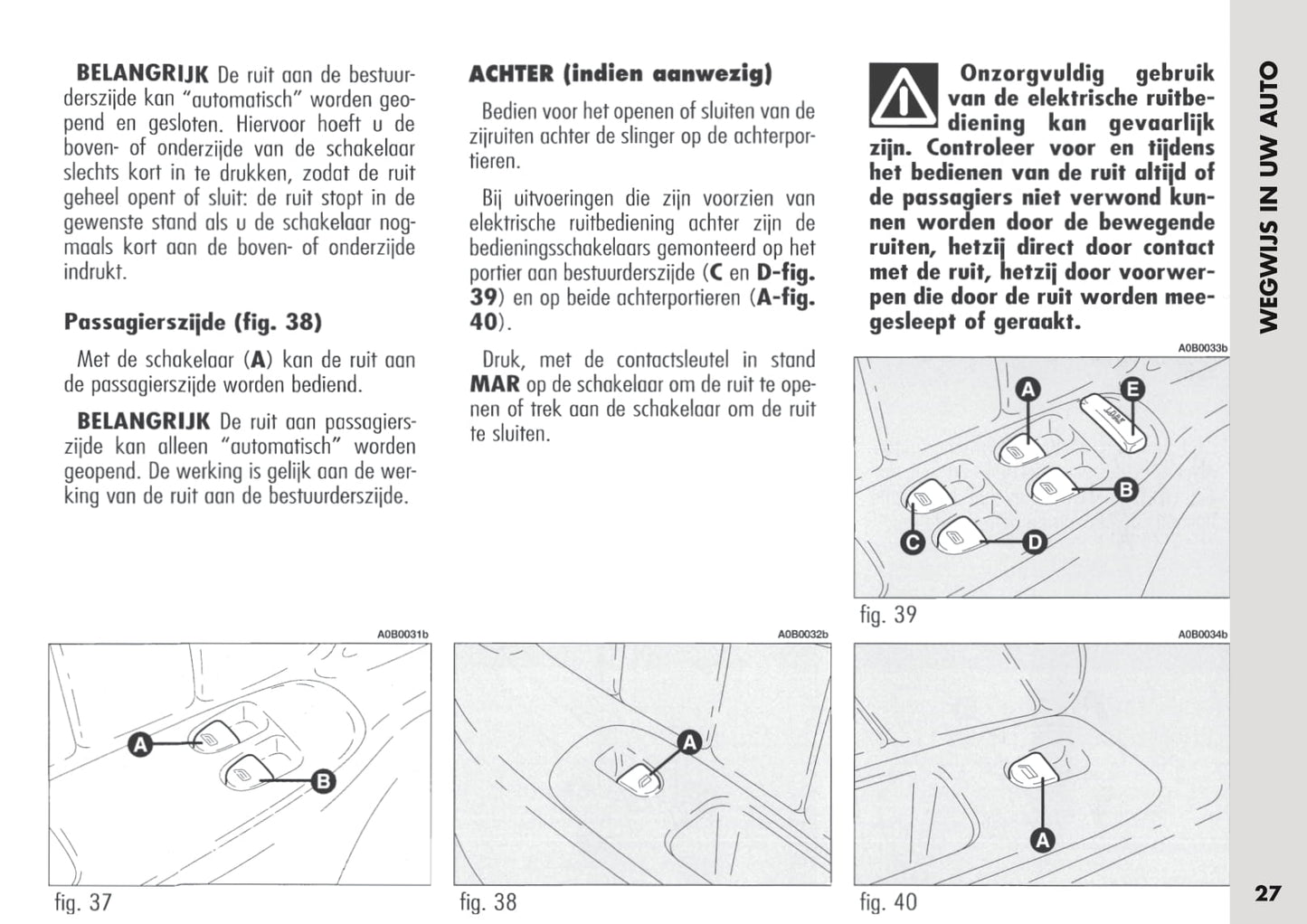 2003-2005 Alfa Romeo 156 Bedienungsanleitung | Niederländisch