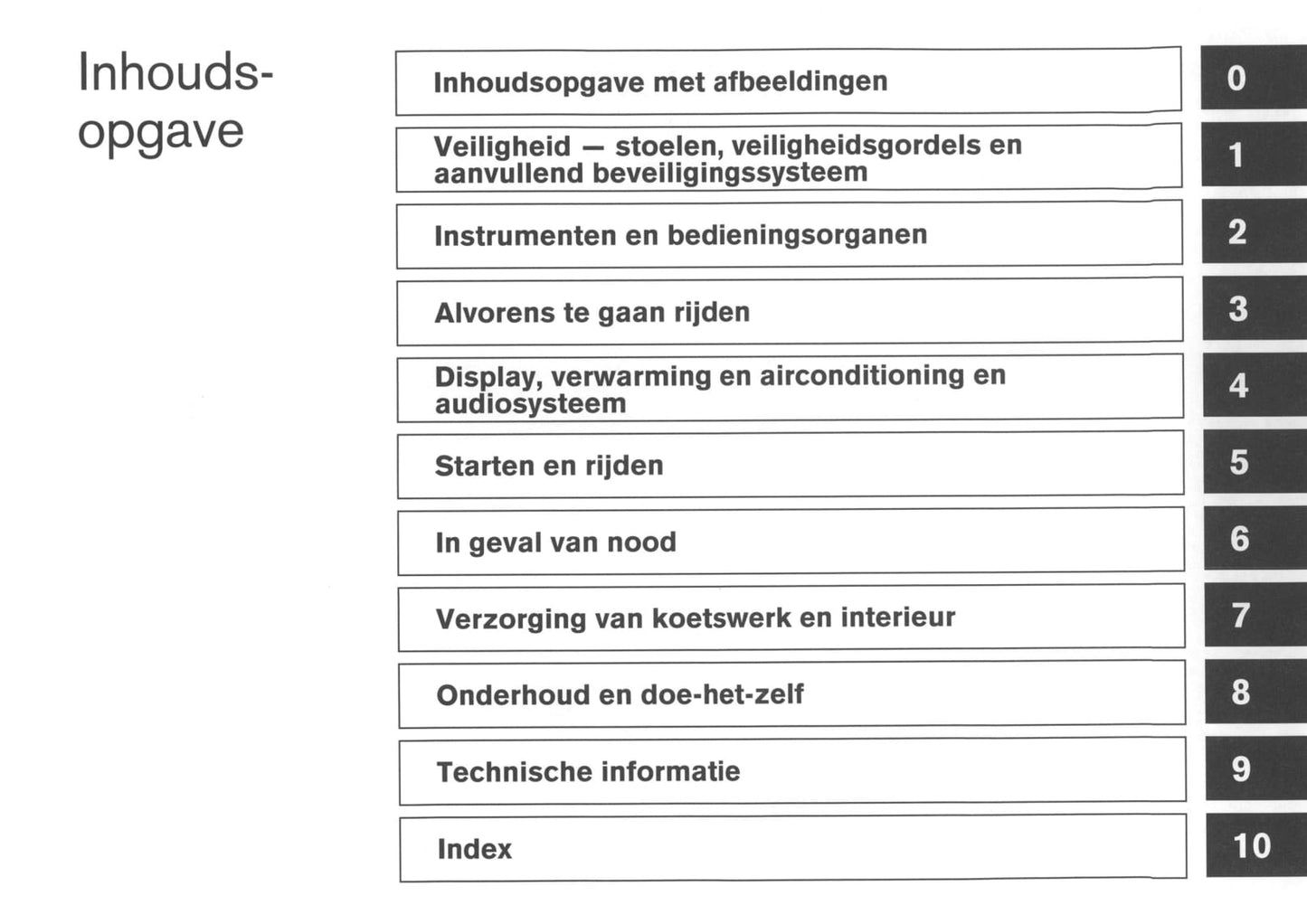 2008-2009 Nissan Qashqai Gebruikershandleiding | Nederlands