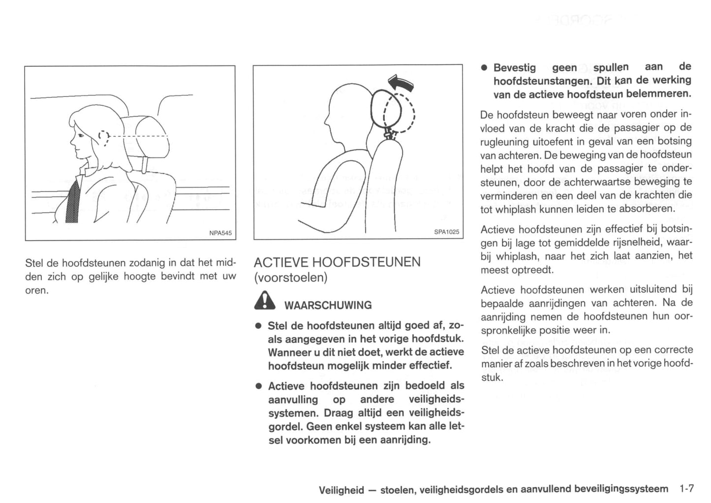 2008-2009 Nissan Qashqai Gebruikershandleiding | Nederlands