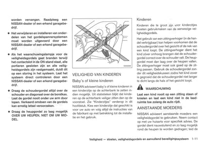 2008-2009 Nissan Qashqai Gebruikershandleiding | Nederlands