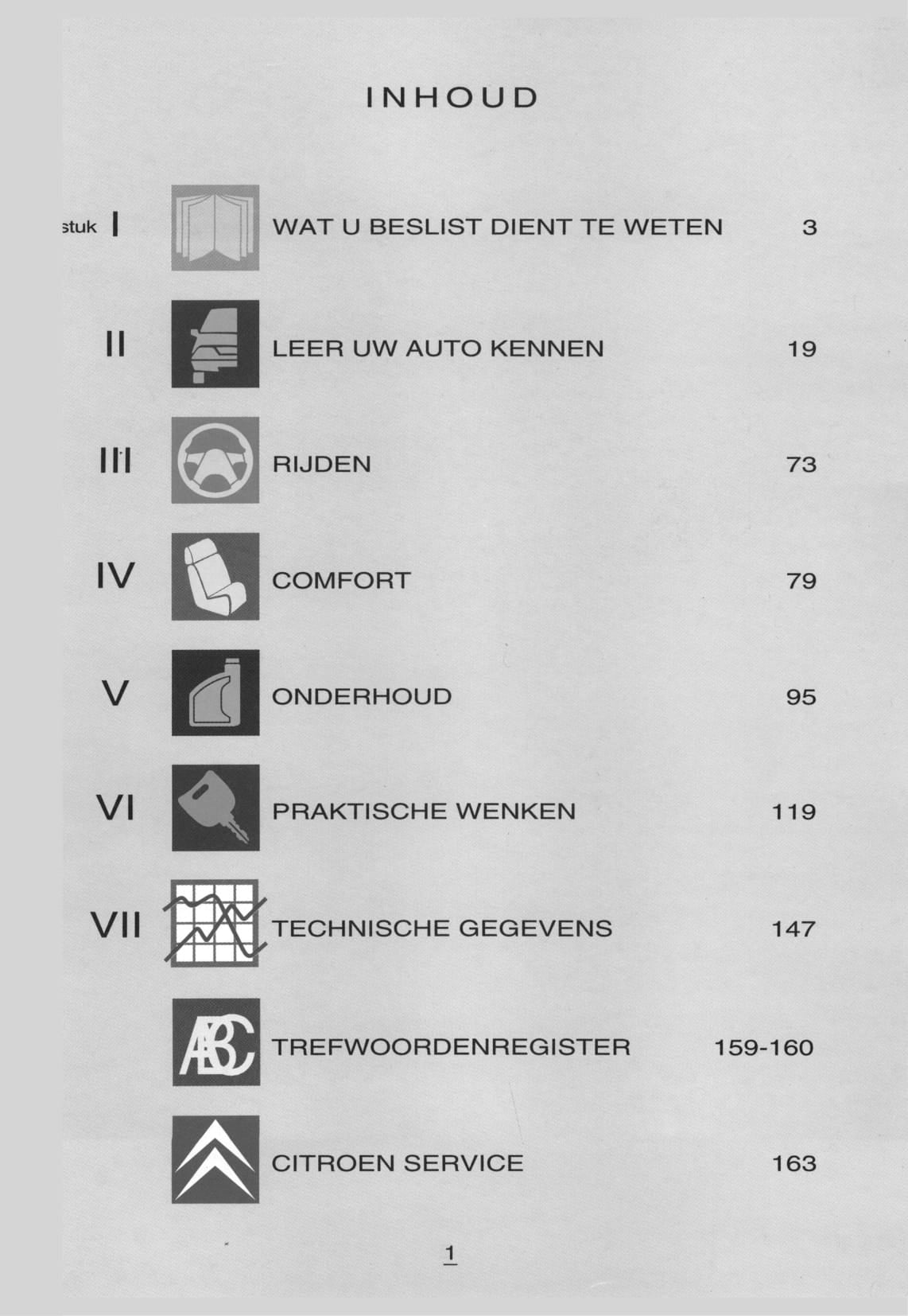 1999-2000 Citroën Xsara Gebruikershandleiding | Nederlands